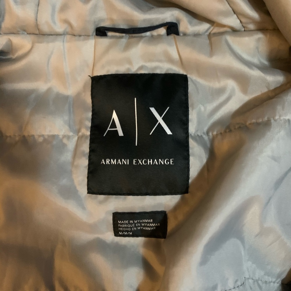 Armani Exchange Puffy Zip-Up Jacket - Picture 3 of 4